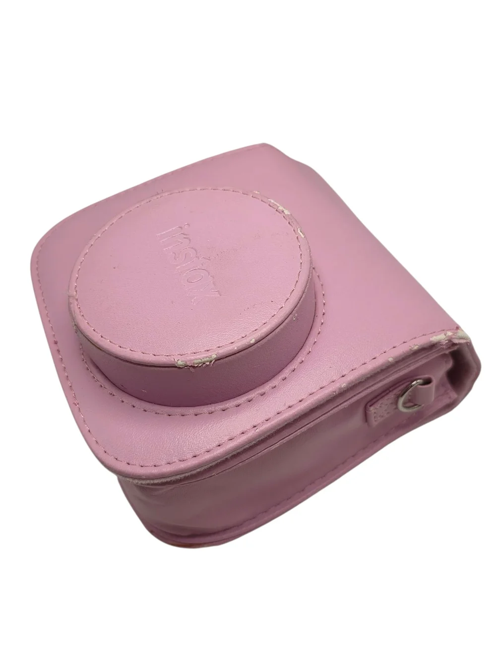 Fujifilm Instax Mini 8 Instant Film Camera Pink Polaroid Style Camera w/ Case